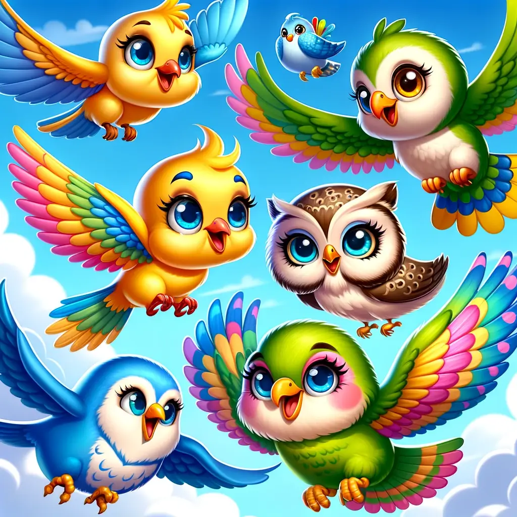 pájaros